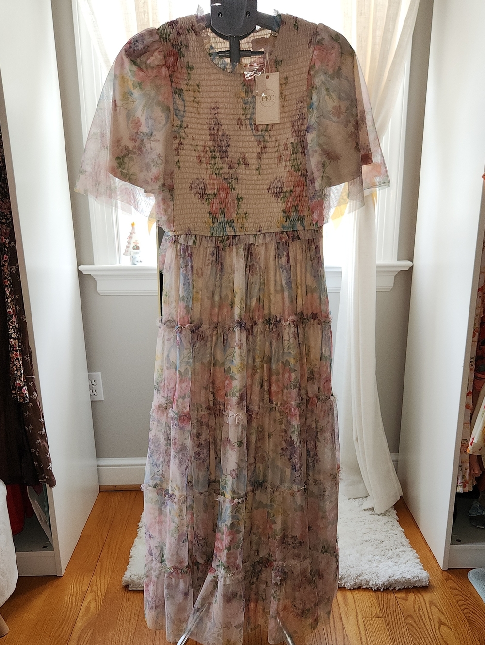PKC Collection- Vintage Romance Dress - Ivory Garden